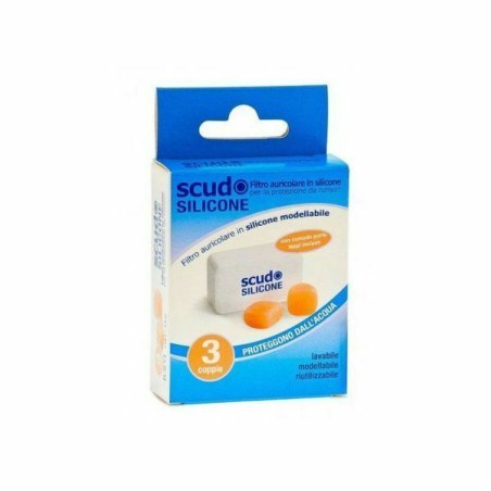 Tappo auricolare earplug scudo in silicone 3 coppie 6 pezzi articolo 7en091 Tappo auricolare earplug scudo in silicone 3 coppie 6 pezzi articolo 7en091