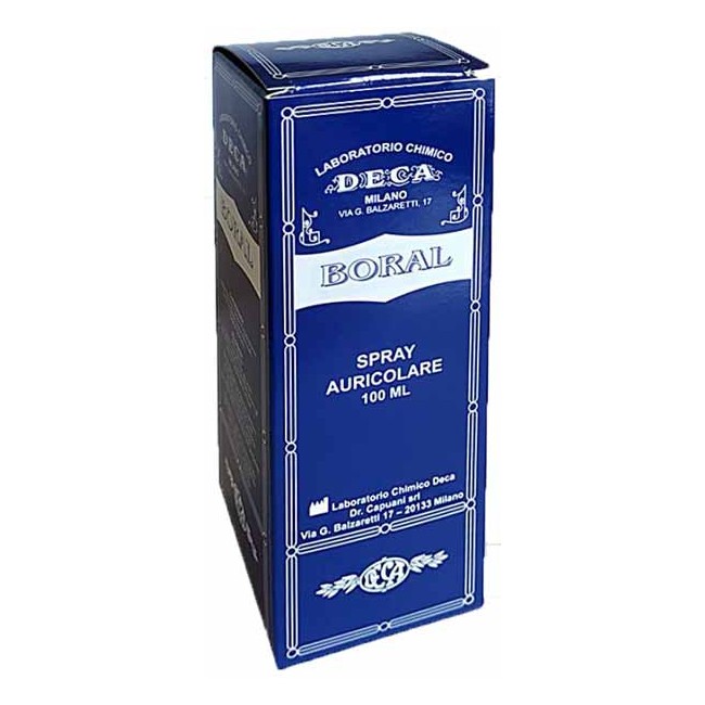 Boral spray auricolare 100 ml Boral spray auricolare 100 ml