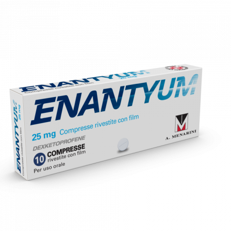 Farmed Enantyum 25 Mg Compresse Rivestite Con Film Dexketoprofene Farmed Enantyum 25 Mg Compresse Rivestite Con Film Dexketoprofene