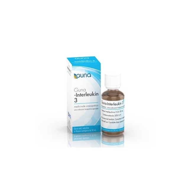 Guna-interleukin 3 Gocce Orali Soluzione Medicinale Omeopatico Senza Indicazioni Terapeutiche Approvate Guna-interleukin 3 Gocce Orali Soluzione Medicinale Omeopatico Senza Indicazioni Terapeutiche Approvate