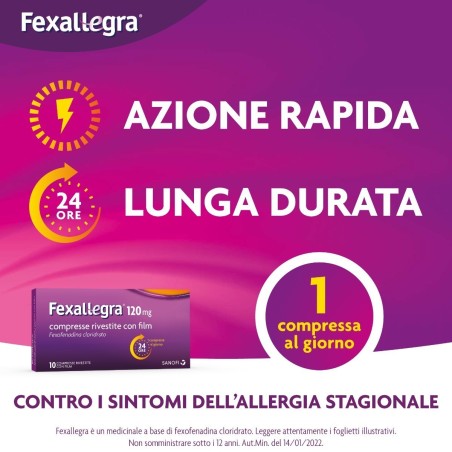 Farmed Fexallegra 120 Mg Compresse Rivestite Con Film Fexofenadina Cloridrato Farmed Fexallegra 120 Mg Compresse Rivestite Con Film Fexofenadina Cloridrato