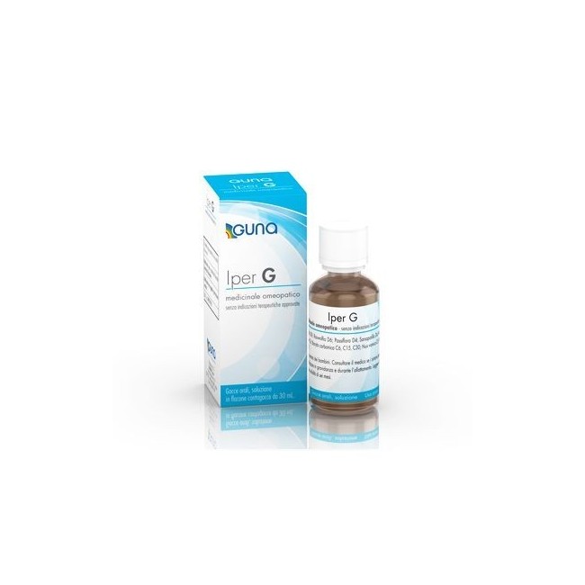 Guna Iper G, Gocce Orali Soluzione Medicinale Omeopatico Senza Indicazioni Terapeutiche Approvate