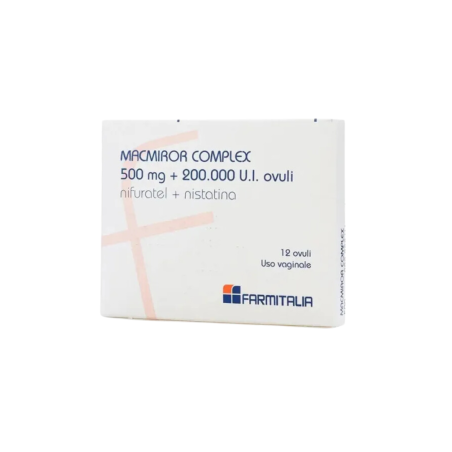 Farmed Macmiror Complex 500 Mg/200.000 U.i. Ovuli Vaginali Nifuratel E Nistatina Farmed Macmiror Complex 500 Mg/200.000 U.i. Ovuli Vaginali Nifuratel E Nistatina