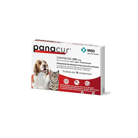Msd Animal Health Panacur Compresse Per Cani E Gatti