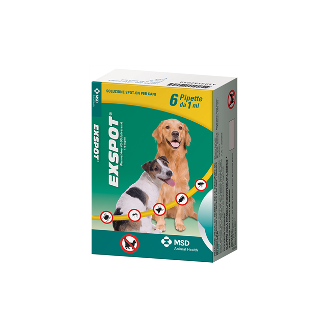 Msd Animal Health Exspot 715 Mg/ml Soluzione Per Spot On Per Cani