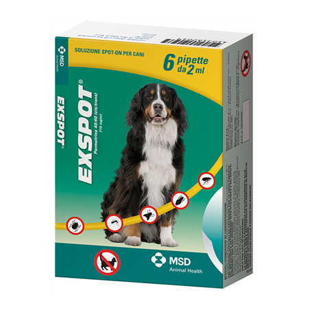 Msd Animal Health Exspot 715 Mg/ml Soluzione Per Spot On Per Cani