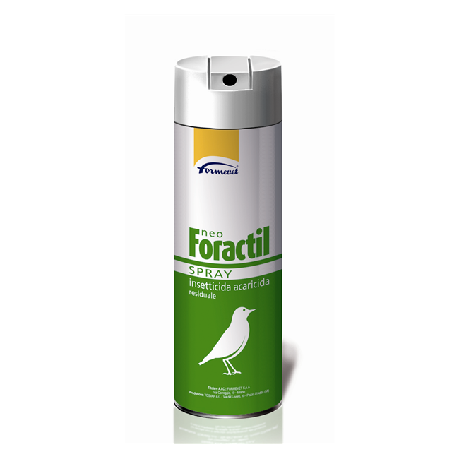 Formevet Neo Foractil Spray, 10 Mg/g + 3 Mg/g + 2 Mg/g Soluzione Spray Per Uso Esterno 