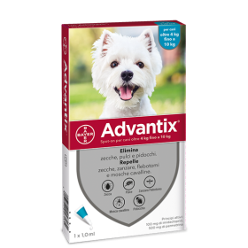 Elanco Advantix Spot-on Per Cani Oltre 4 Kg Fino A 10 Kg