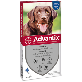 Elanco Advantix Spot-on Per Cani Oltre 25 Kg Fino A 40 Kg