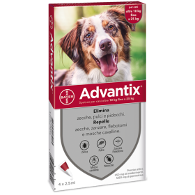 Elanco Advantix Spot-on Per Cani Oltre 10 Kg Fino A 25 Kg