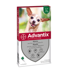 Elanco Advantix Spot-on Per Cani Fino A 4 Kg
