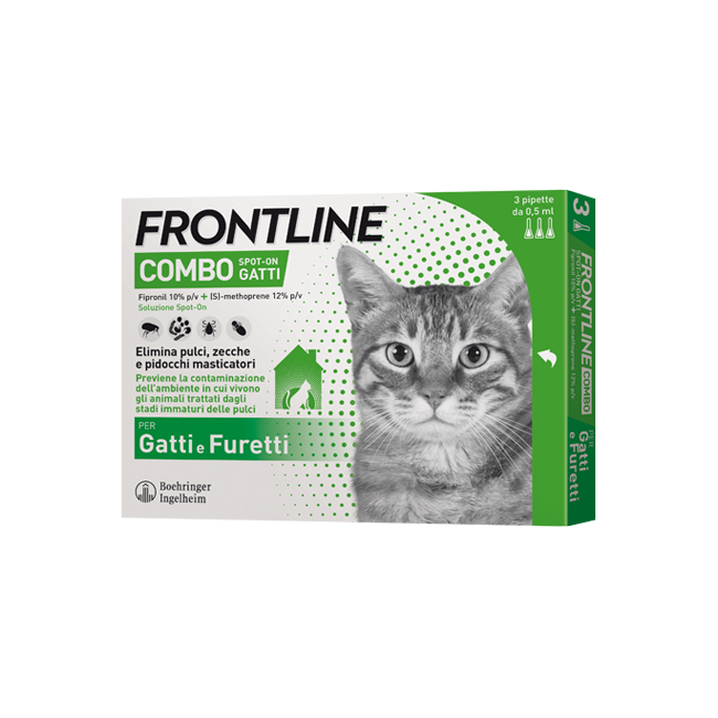 Boehringer Ingelheim Frontline Combo Spot-on Gatti Boehringer Ingelheim Frontline Combo Spot-on Gatti