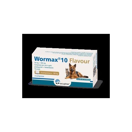 Loxavet Pharma Gmbh Wormax 10 Flavour 50 Mg + 500 Mg Compresse Per Cani E Gatti Loxavet Pharma Gmbh Wormax 10 Flavour 50 Mg + 500 Mg Compresse Per Cani E Gatti