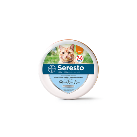 Elanco Seresto 1,25 G + 0,56 G, Collare Per Gatti