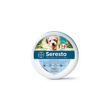 Elanco Seresto 1,25 G + 0,56 G, Collare Per Cani Elanco Seresto 1,25 G + 0,56 G, Collare Per Cani