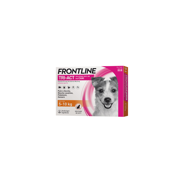 Boehringer Ingelheim Frontline Tri-act Soluzione Spot-on Per Cani Di 5-10 Kg