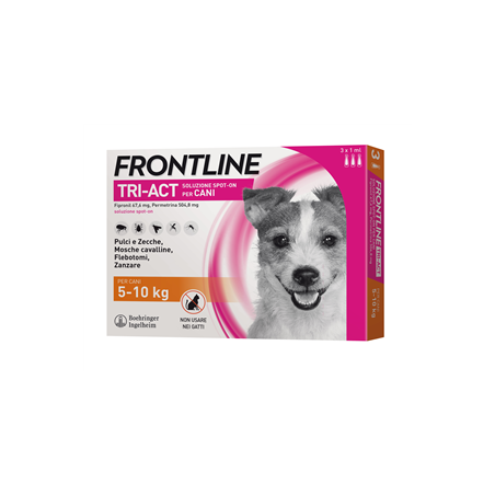 Boehringer Ingelheim Frontline Tri-act Soluzione Spot-on Per Cani Di 5-10 Kg