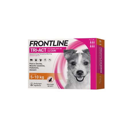 Boehringer Ingelheim Frontline Tri-act Soluzione Spot-on Per Cani Di 5-10 Kg