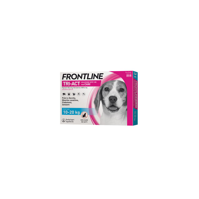 Boehringer Ingelheim Frontline Tri-act Soluzione Spot-on Per Cani Di 10-20 Kg