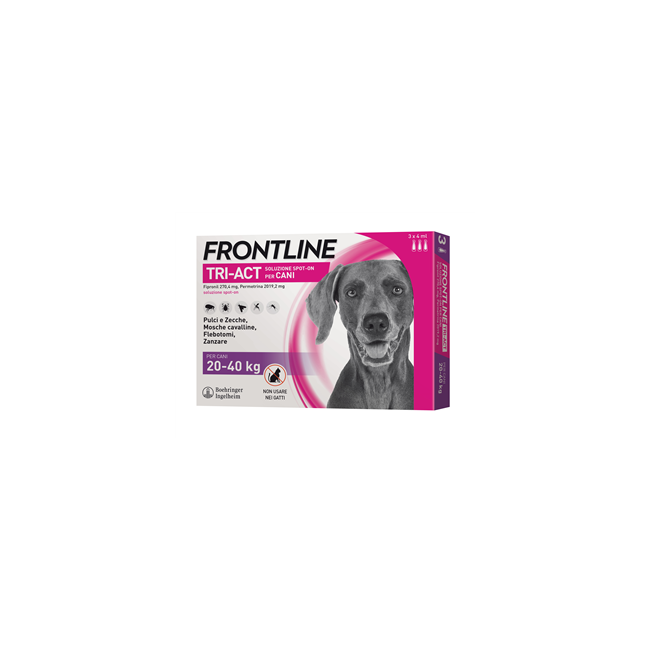Boehringer Ingelheim Frontline Tri-act Soluzione Spot-on Per Cani Di 20-40 Kg