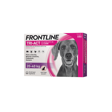 Boehringer Ingelheim Frontline Tri-act Soluzione Spot-on Per Cani Di 20-40 Kg