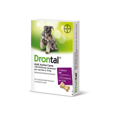 Vetoquinol Drontal Multi Aroma Carne 150/144/50 Mg Compresse Per Cani Fino A 10 Kg Vetoquinol Drontal Multi Aroma Carne 150/144/50 Mg Compresse Per Cani Fino A 10 Kg