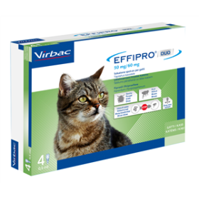 Virbac Effipro Duo 50 Mg/60 Mg Soluzione Spot-on Per Gatti