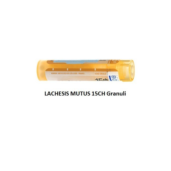 Boiron Lachesis Mutus 15 Ch Granuli Boiron Lachesis Mutus 15 Ch Granuli