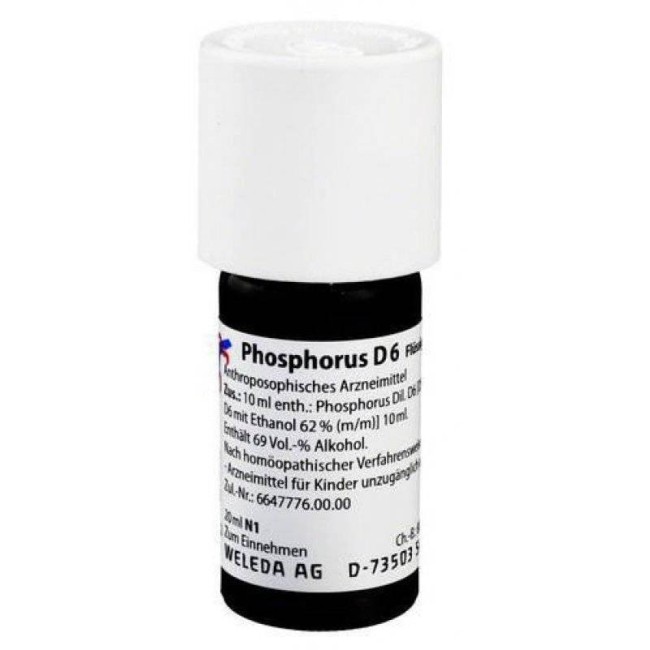 Weleda Phosphorus D6 Diluizione 20 Ml Weleda Phosphorus D6 Diluizione 20 Ml