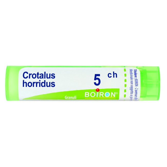 Boiron Crotalus Horridus 5ch Gr 4g Boiron Crotalus Horridus 5ch Gr 4g