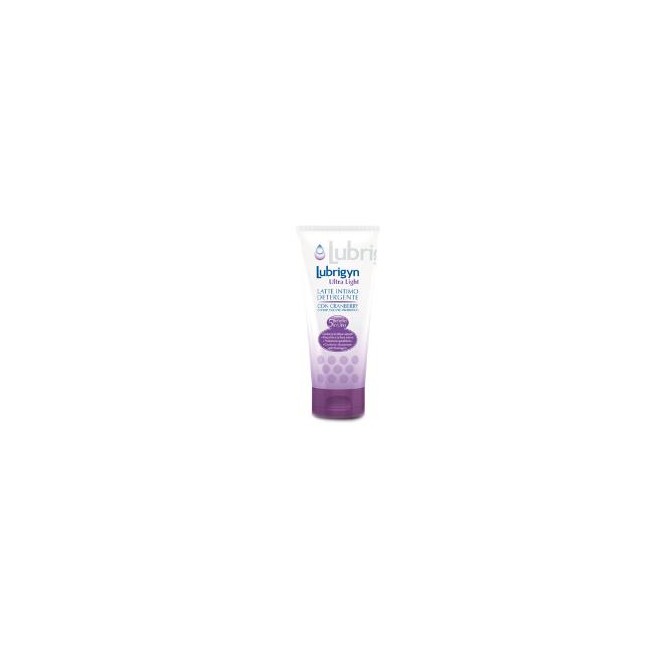 Lubrigyn Ultra Light latte intimo detergente con cranberry e complesso pre probiotico 200ml