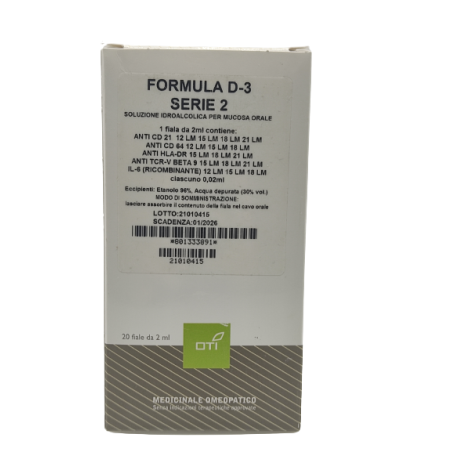 Oti Officine Terapie Innovative Formula D-3 Serie 2 20f Ial