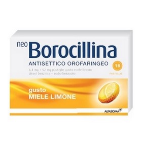 Neoborocillina Antisettico Orofaringeo 6, 452Mg 16Past Miele Limone