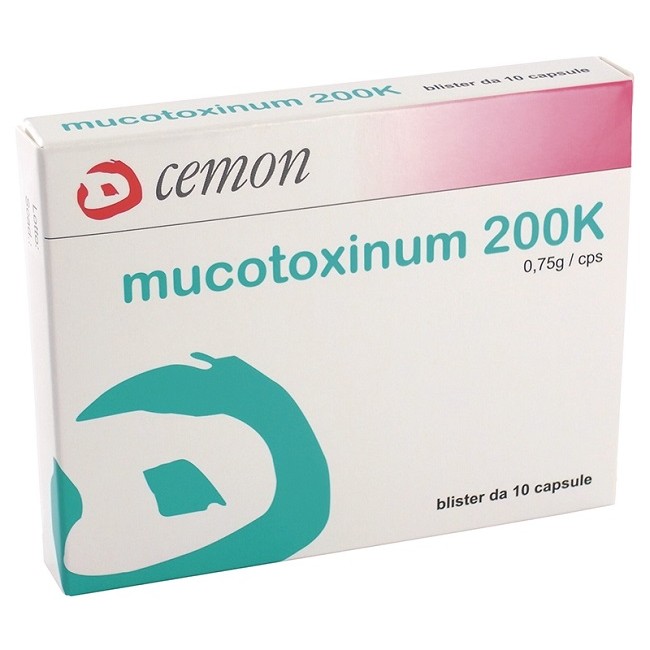 Cemon Mucotoxinum 200k 10 Capsule Cemon Mucotoxinum 200k 10 Capsule