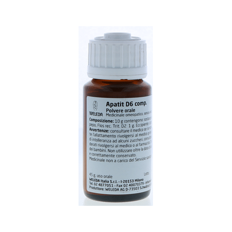 Weleda Apatit Complex D6 Triturazione 45 G Weleda Apatit Complex D6 Triturazione 45 G