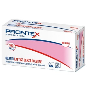 Safety Prontex Guanto In Lattice Senza Polvere Medio 100 Pezzi
