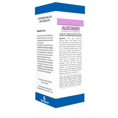 Biogroup Algomen Soluzione Idroalcolica 50 Ml Biogroup Algomen Soluzione Idroalcolica 50 Ml