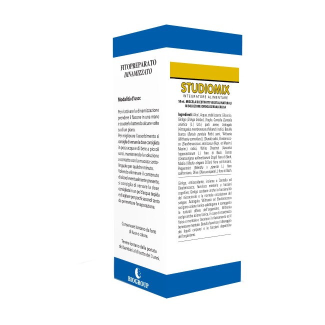 Biogroup Studiomix Soluzione Idroalcolica 50 Ml