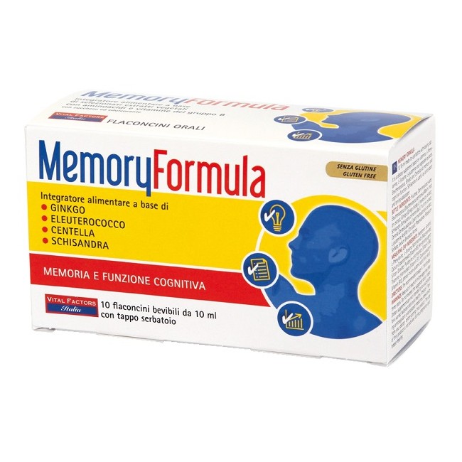 Vital Factors Memory Formula 10 Flaconcini 10 Ml Vital Factors Memory Formula 10 Flaconcini 10 Ml