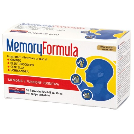 Vital Factors Memory Formula 10 Flaconcini 10 Ml