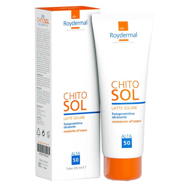 Roydermal Chitosol Latte Solare Spf50 125 Ml Roydermal Chitosol Latte Solare Spf50 125 Ml