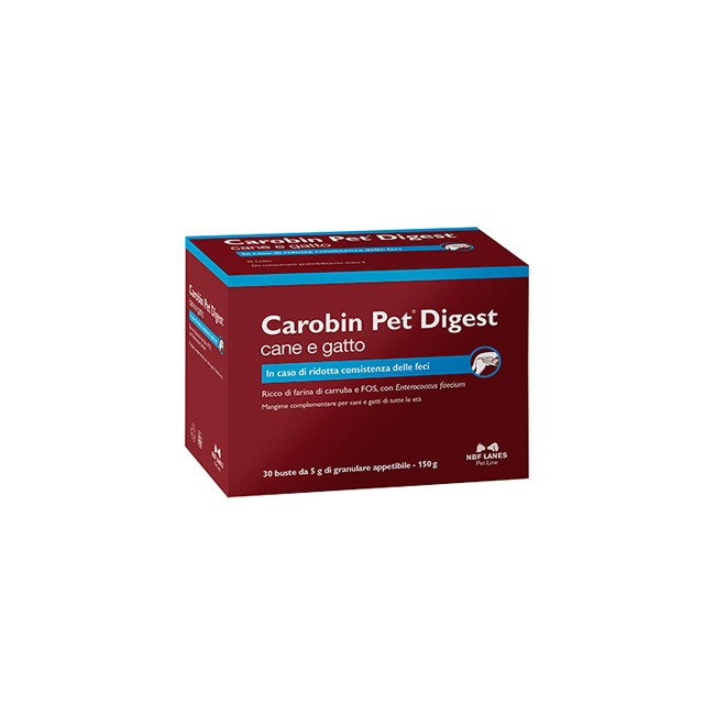 Carobin Pet Digest Granulare 30 Buste Da 5 G