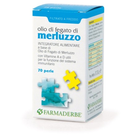 Farmaderbe Olio Di Fegato Di Merluzzo 200 Perle Farmaderbe Olio Di Fegato Di Merluzzo 200 Perle