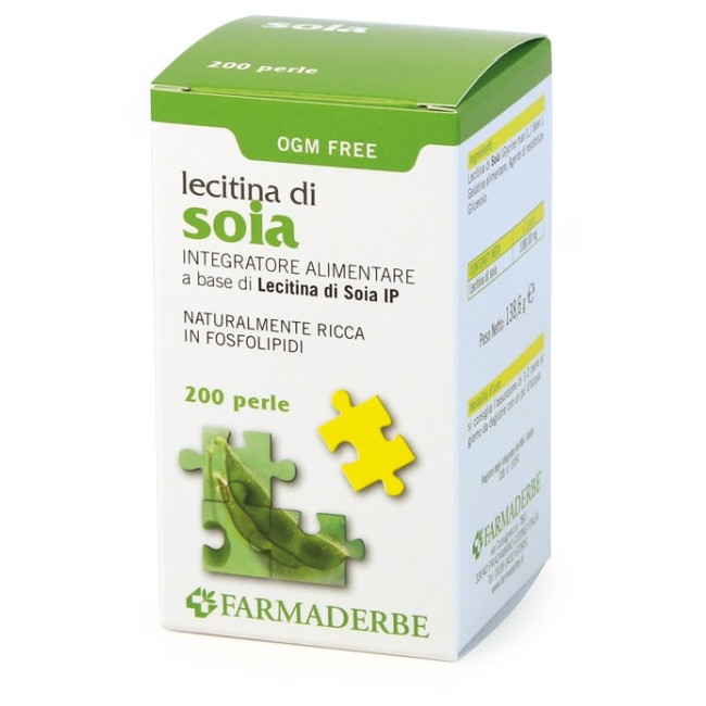 Farmaderbe Lecitina Di Soia 200 Perle Farmaderbe Lecitina Di Soia 200 Perle