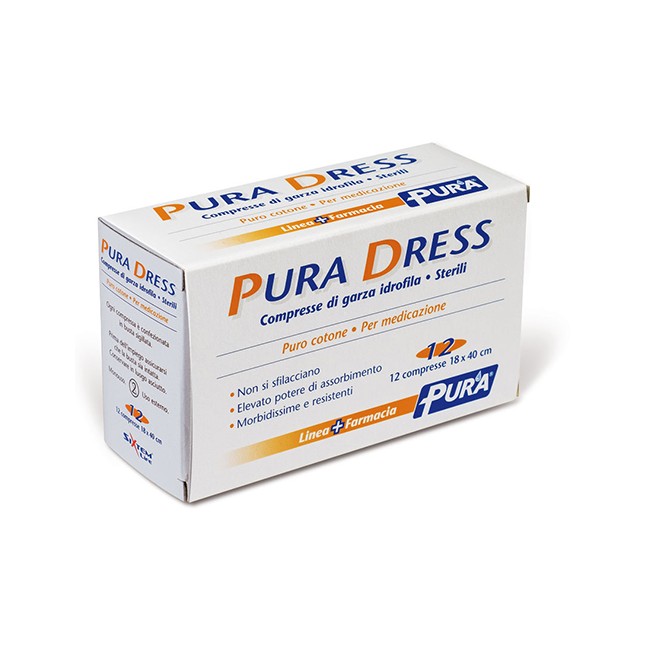 Sixtem Life Garza Idrofila Pura Dress 18x40cm 12 Pezzi