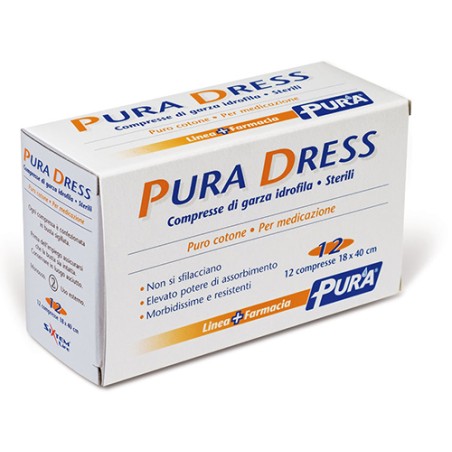 Sixtem Life Garza Idrofila Pura Dress 18x40cm 12 Pezzi