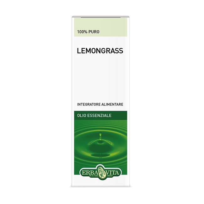 Erba Vita Lemongrassodante Olio Essenziale 10 Ml Erba Vita Lemongrassodante Olio Essenziale 10 Ml