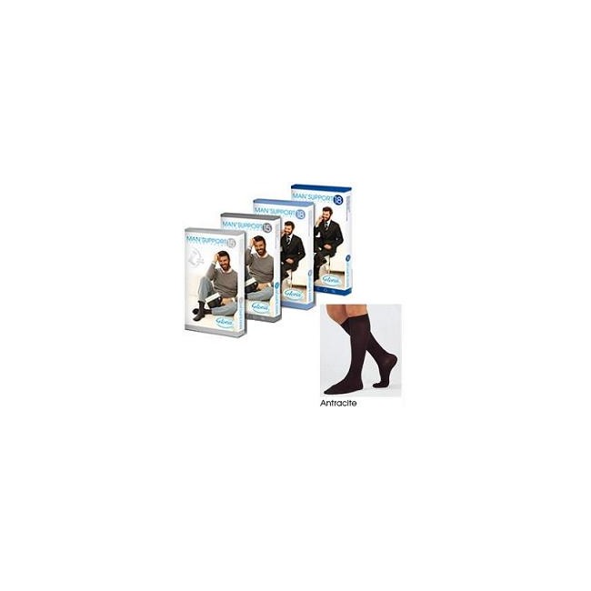 Gloria Med Man Support 18 Cotone Gambaletto 18 Antracite 3 Gloria Med Man Support 18 Cotone Gambaletto 18 Antracite 3