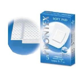 Safety Garza Prontex Soft Pad Compressa 5x7 Cm 5 Pezzi