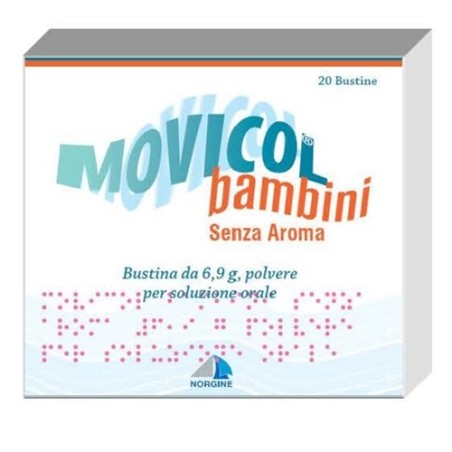 Movicol bambini 6,9 g, Soluzione orale per bambini in caso di stitichezza